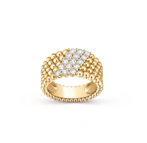 [Marins]Five-row diamond ring