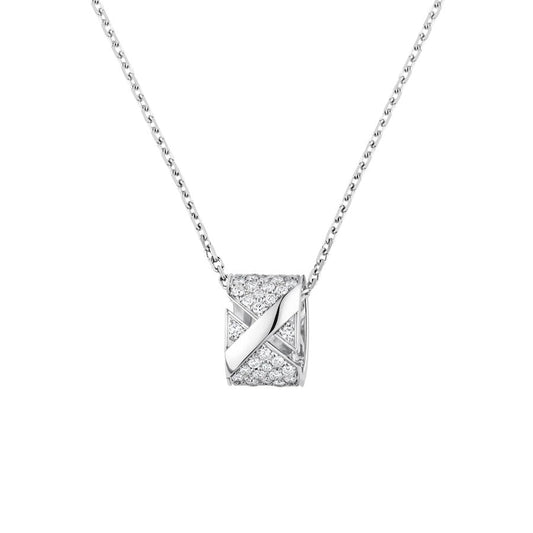 [Marins]LIENS EVIDENCE DIAMOND PAVED NECKLACE
