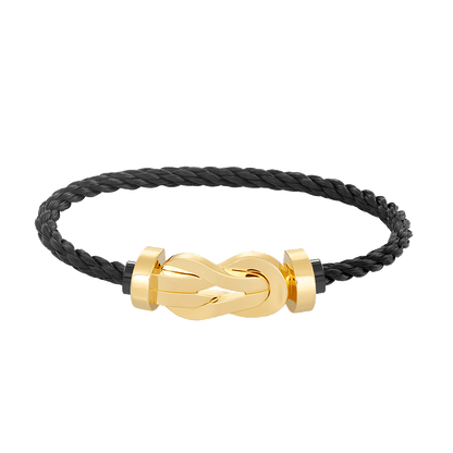 [Marins]CHANCE LARGE 8 FIGURE BUCKLE NO DIAMOND BRACELET GOLD