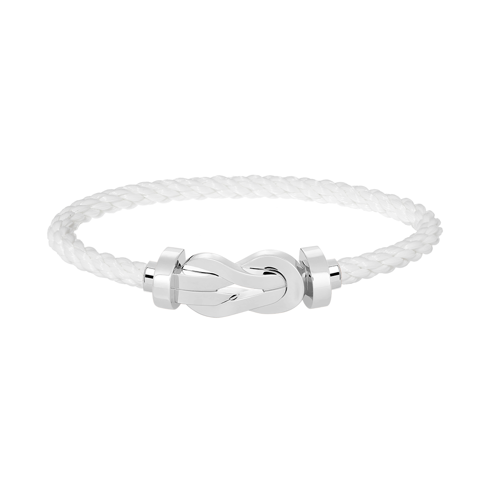 [Marins]CHANCE LARGE 8 FIGURE BUCKLE NO DIAMOND BRACELET SILVER