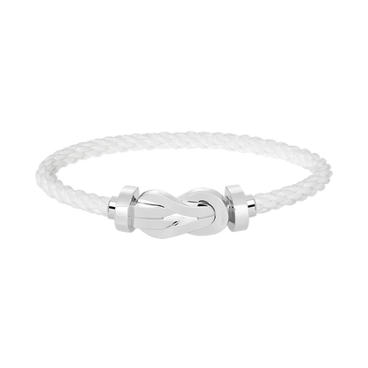 [Marins]CHANCE LARGE 8 FIGURE BUCKLE NO DIAMOND BRACELET SILVER