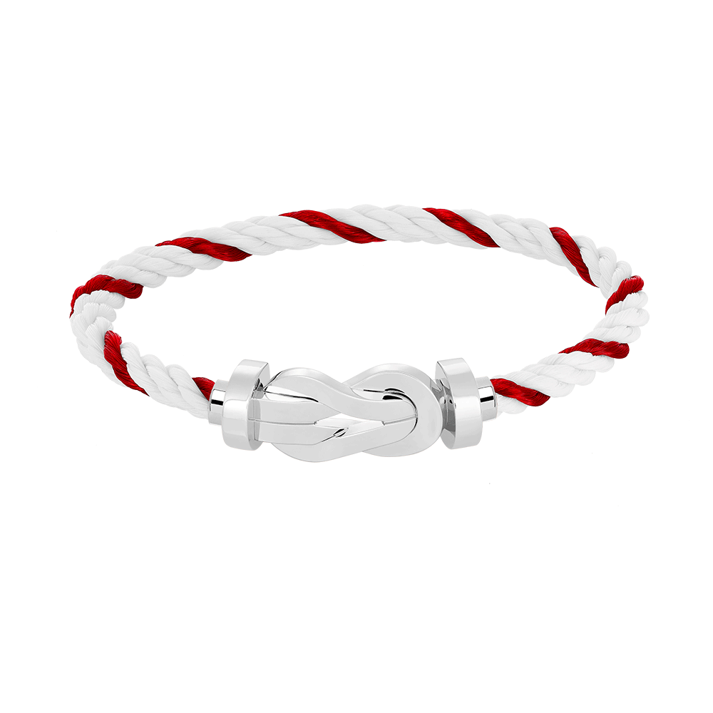 [Marins]CHANCE LARGE 8 FIGURE BUCKLE NO DIAMOND BRACELET SILVER