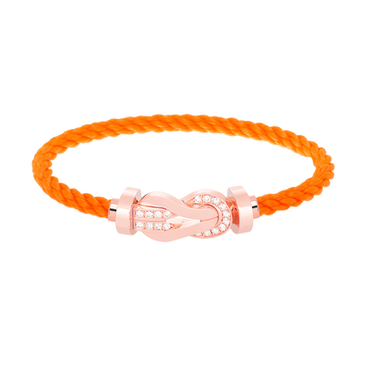 [Marins]CHANCE LARGE 8 FIGURE BUCKLE HALF DIAMOND BRACELET Marins GOLD