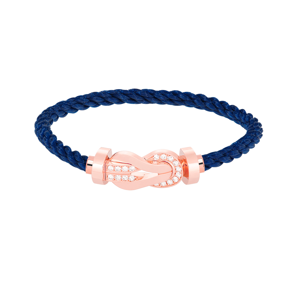 [Marins]CHANCE LARGE 8 FIGURE BUCKLE HALF DIAMOND BRACELET Marins GOLD