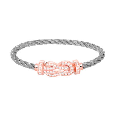 [Marins]CHANCE LARGE 8 FIGURE BUCKLE FULL DIAMOND BRACELET Marins GOLD