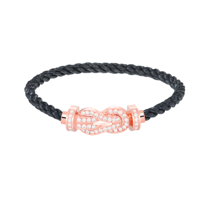 [Marins]CHANCE LARGE 8 FIGURE BUCKLE FULL DIAMOND BRACELET Marins GOLD