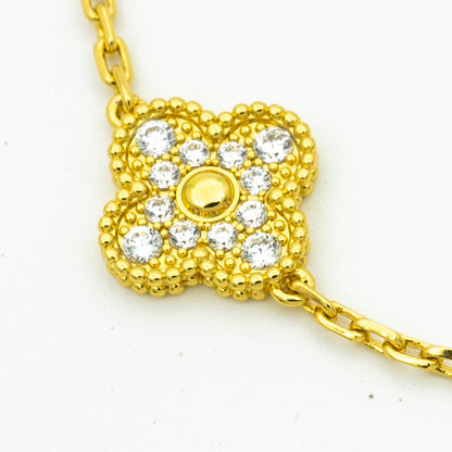 [Marins] CLOVER 5 MOTIF LASER BRACELET COLLECTION