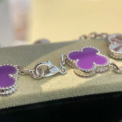 [Marins] CLOVER 5 MOTIF VIOLET BRACELET COLLECTION