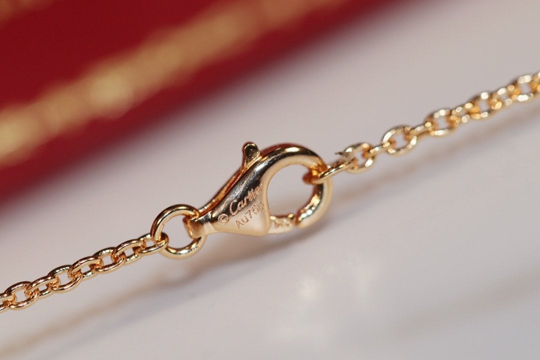 [Marins]LOVE NECKLACE PINK GOLD AND SILVER