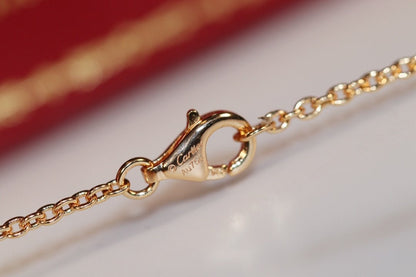 [Marins]LOVE NECKLACE PINK GOLD AND SILVER