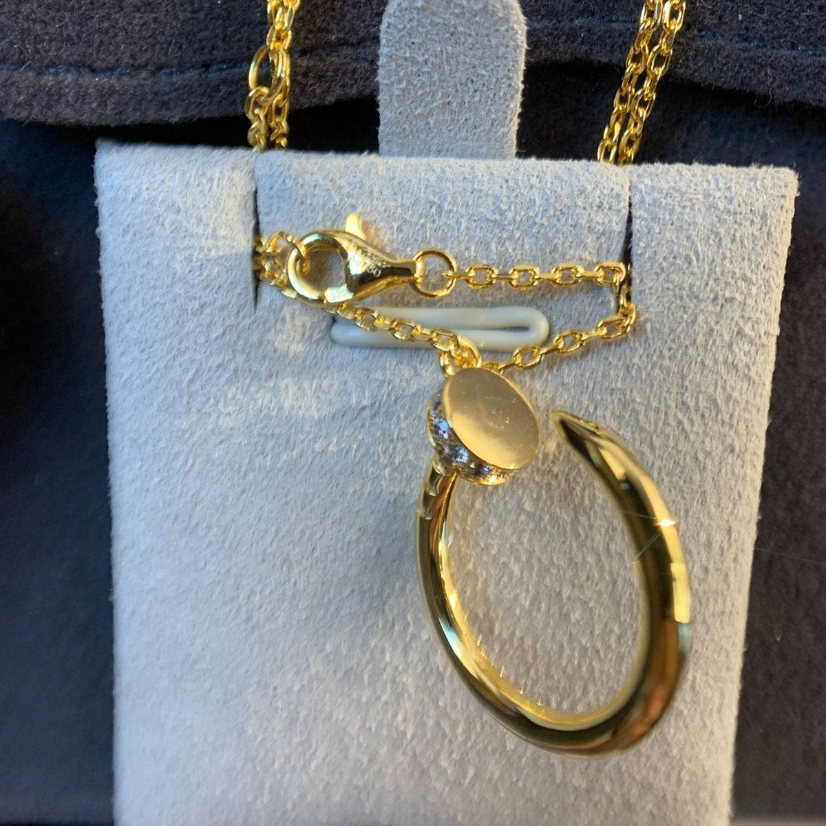 [Marins]JUSTE NECKLACE GOLD DIAMONDS