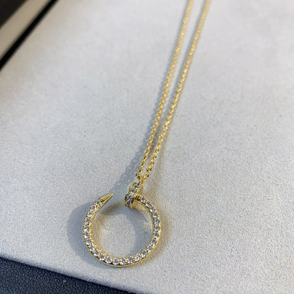 [Marins]JUSTE NECKLACE GOLD DIAMONDS