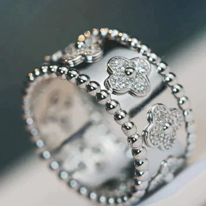 [Marins]CLOVER KALEIDOSCOPE RING 10MM