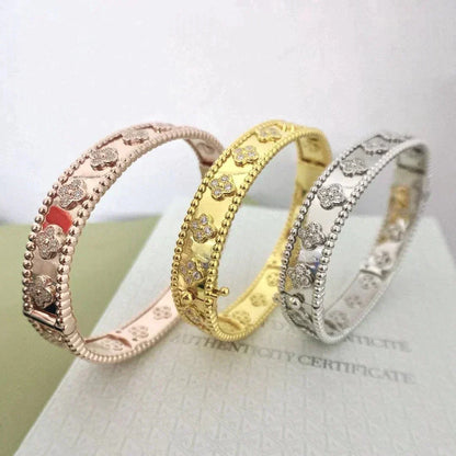 [Marins]CLOVER BRACELET 8MM DIAMONDS