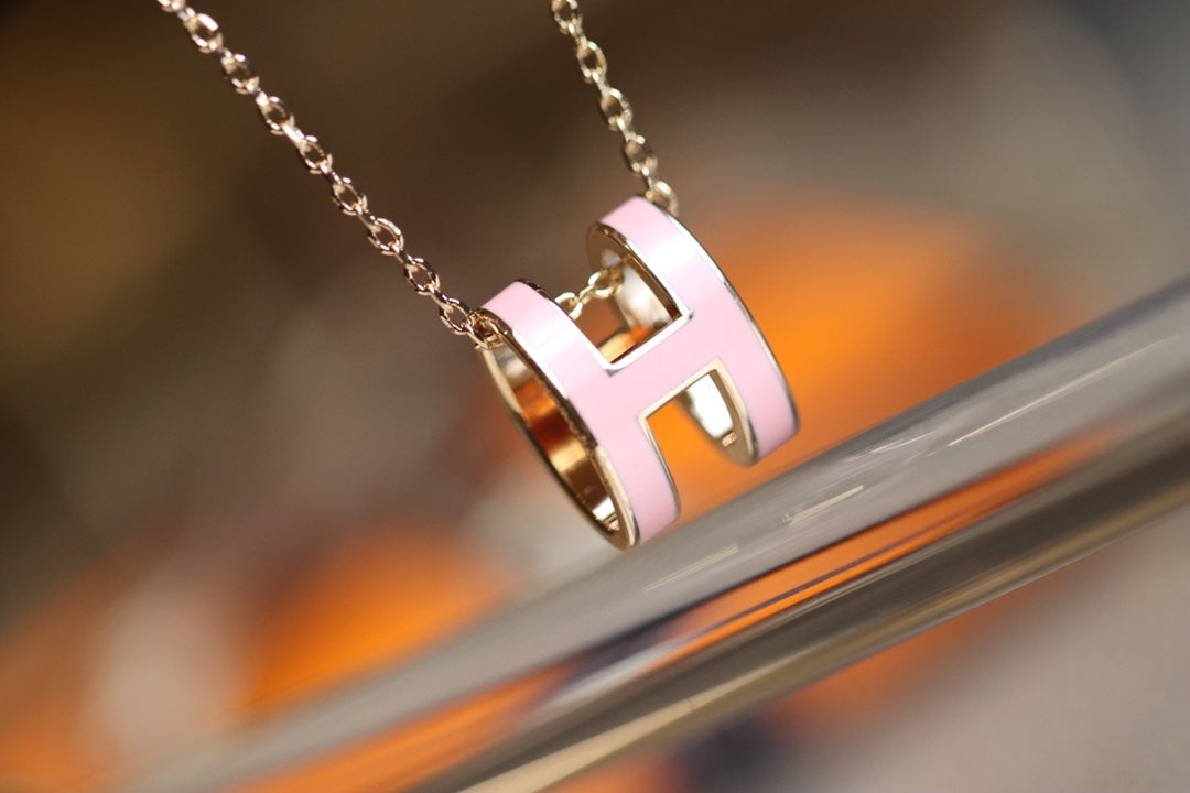 [Marins]POP H PEDANT PINK GOLD