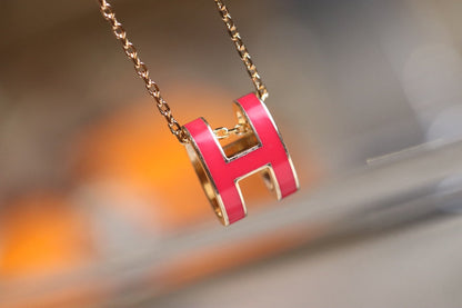 [Marins]POP H PEDANT PINK GOLD
