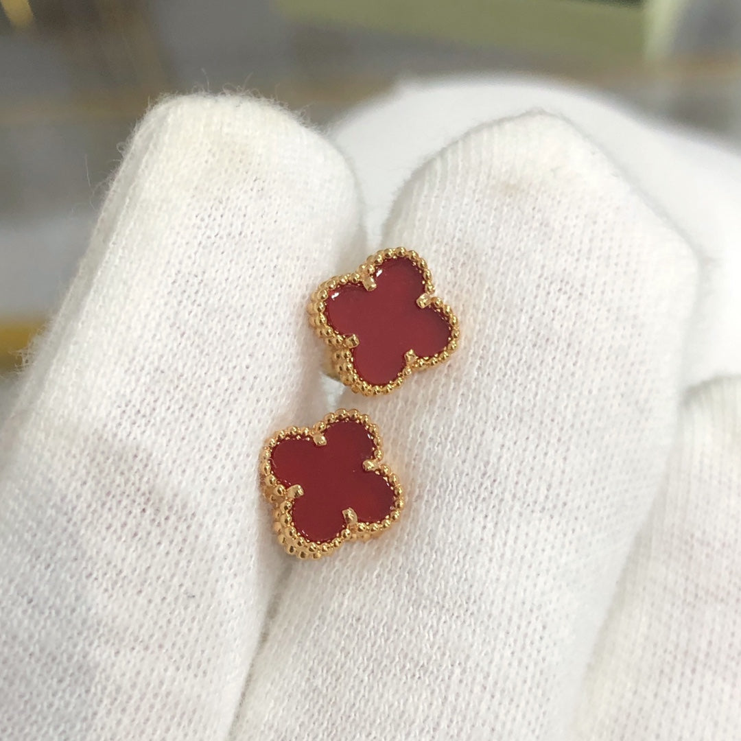 [Marins]CLOVER MINI GOLD EARRINGS