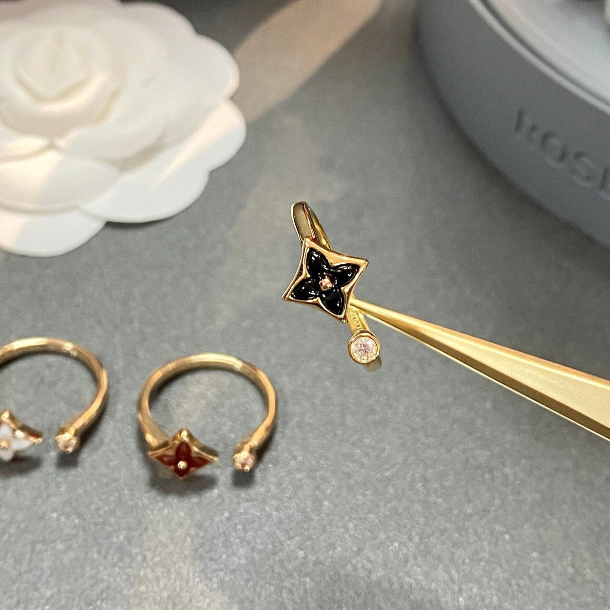 [Marins]STAR 1 DIAMOND OPEN RING