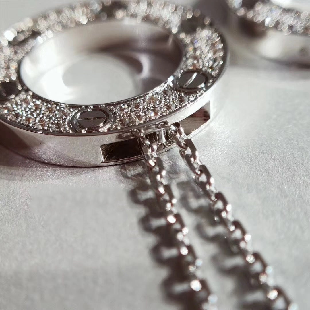 [Marins]LOVE NECKLACE ADJUSTABLE SILVER