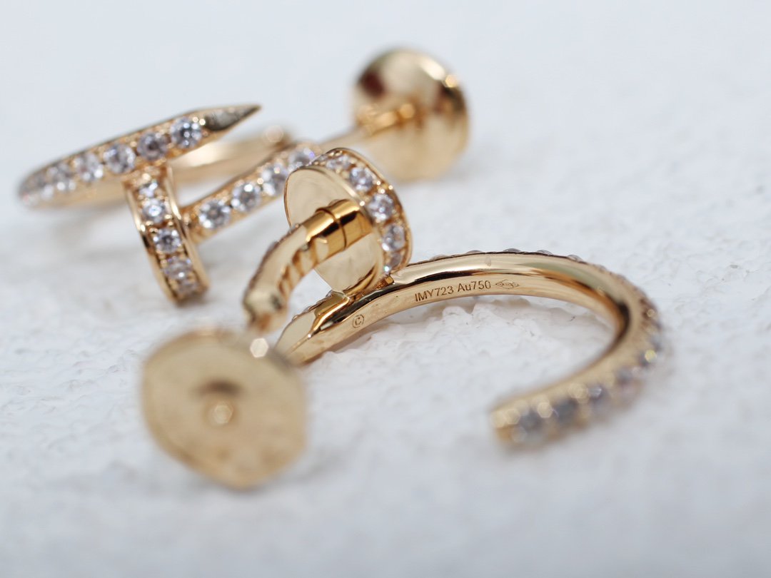 [Marins]JUSTE EARRINGS 12.75MM PINK GOLD DIAMOND
