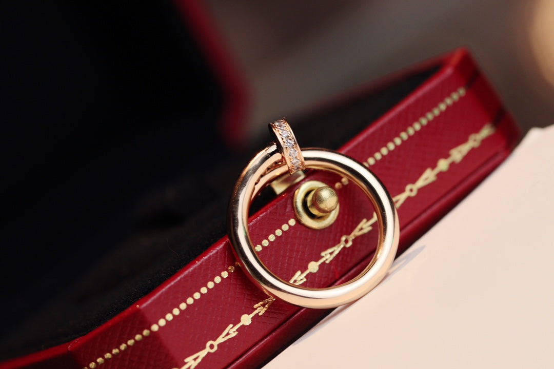 [Marins]JUSTE RING 2.65MM PINK GOLD DIAMOND