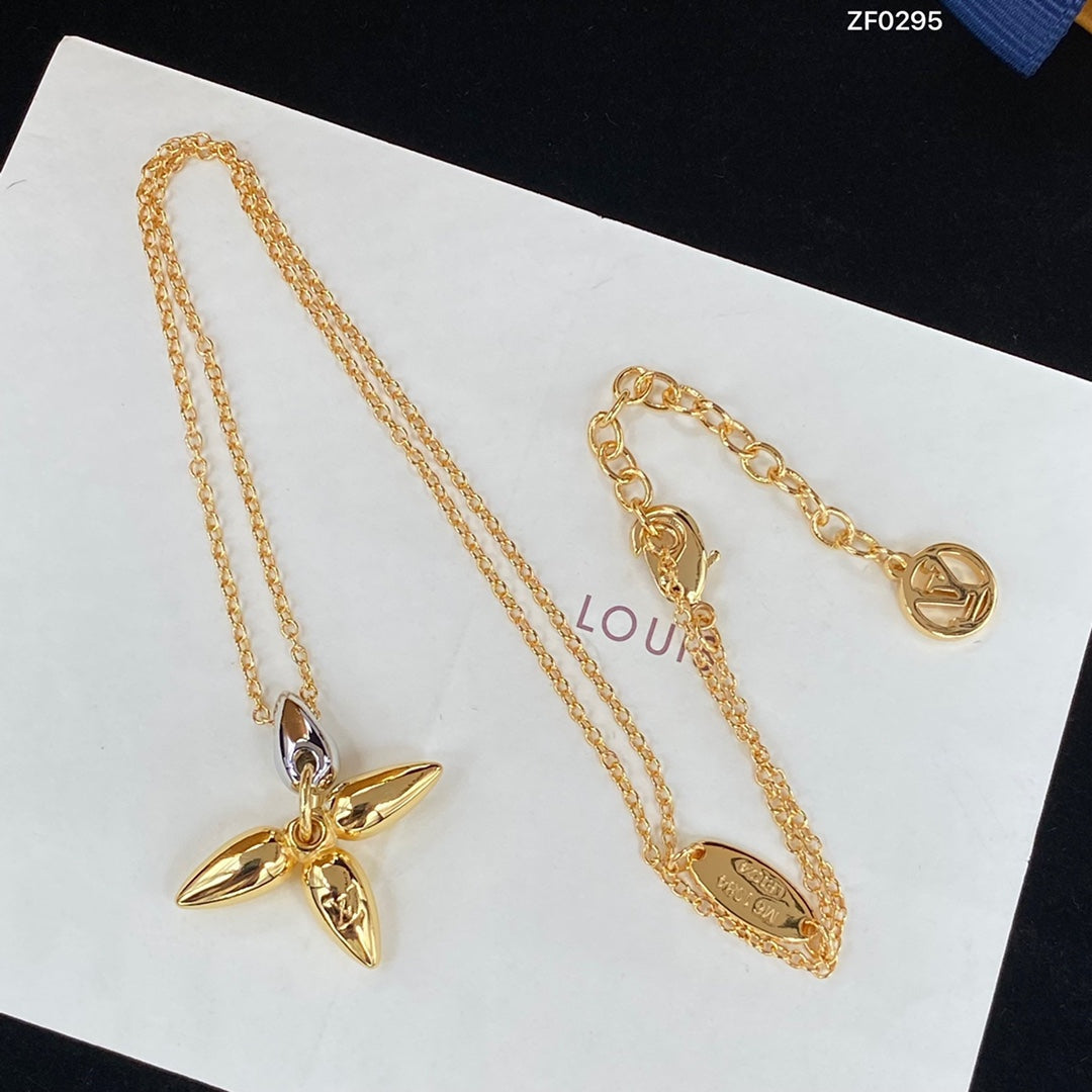 [Marins]LOUISETTE PEDANT GOLD NECKLACE