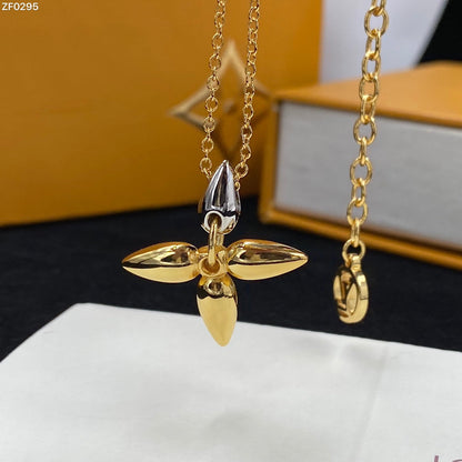 [Marins]LOUISETTE PEDANT GOLD NECKLACE