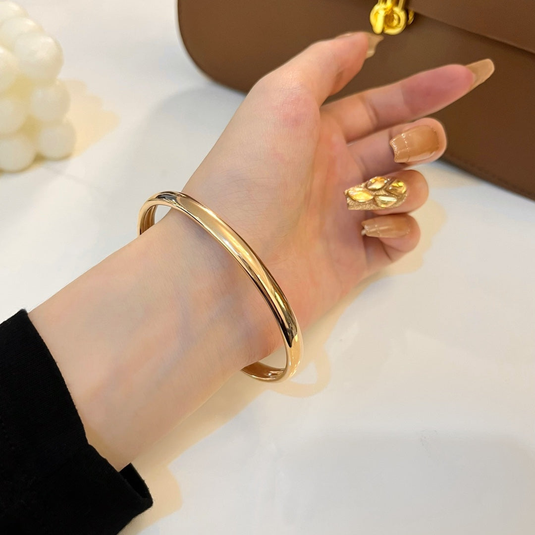 [Marins]PANTHERE GOLD DIAMOND OPEN BRACELET