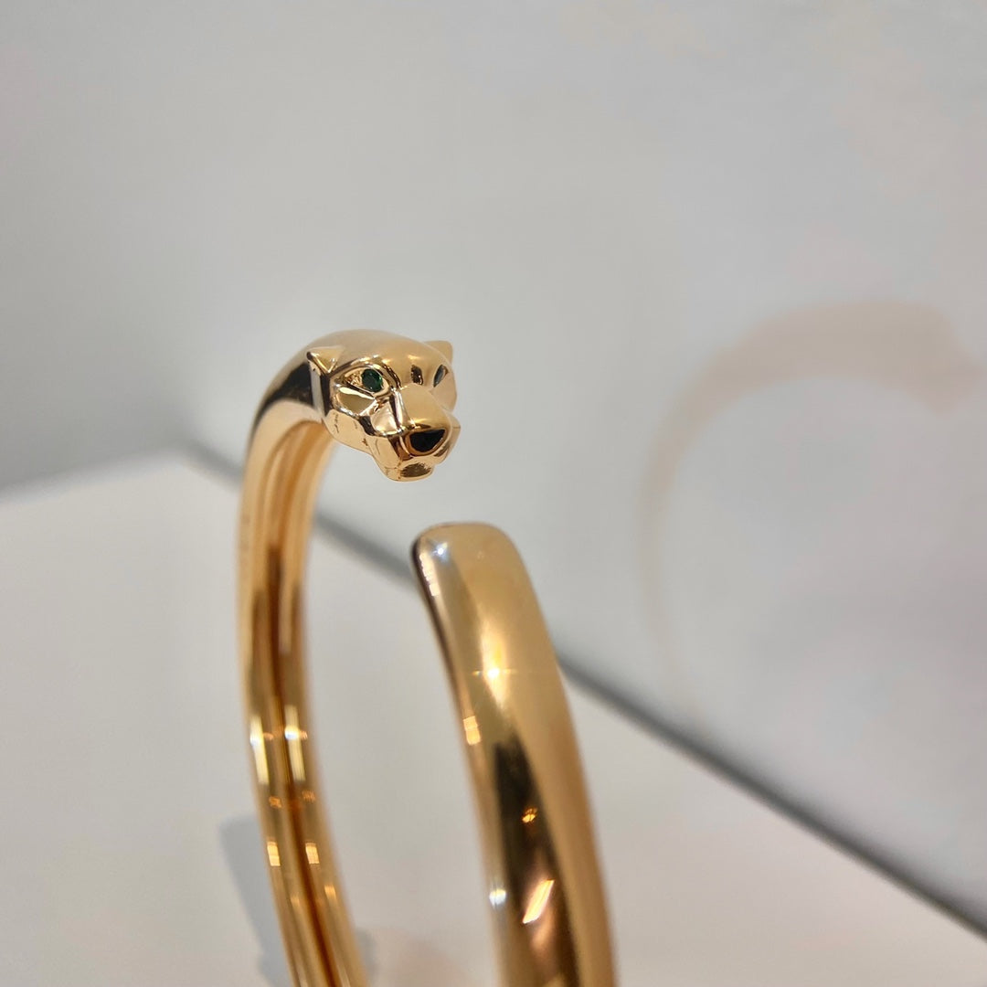 [Marins]PANTHERE GOLD OPEN BRACELET