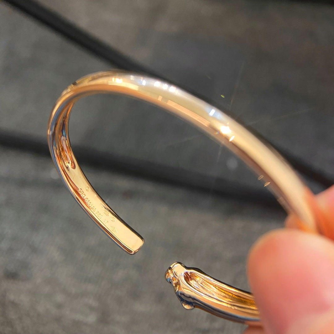 [Marins]PANTHERE GOLD OPEN BRACELET
