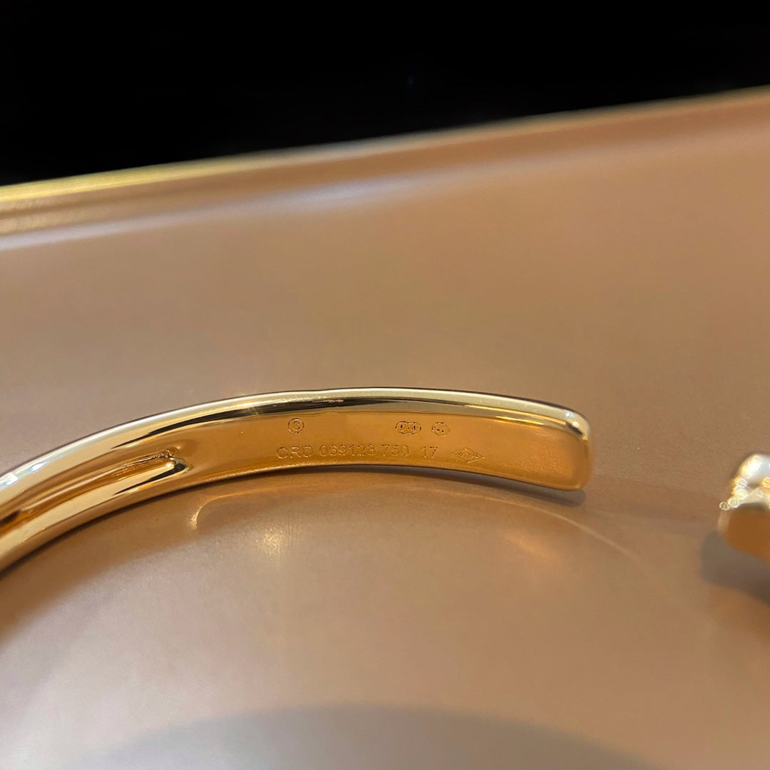 [Marins]PANTHERE GOLD OPEN BRACELET
