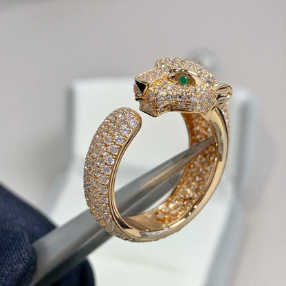 [Marins]PANTHERE PINK GOLD DIAMOND RING