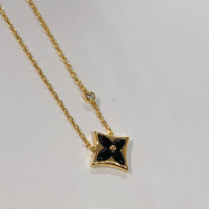 [Marins]STAR BLACK MOP NECKLACE
