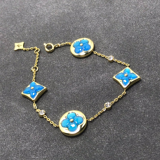 [Marins]STAR AND SUN TURQUOISE 4 MOTIFS 3 DIAMONDS