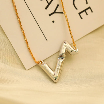 [Marins]VOLT SILVER DIAMOND PEDANT NECKLACE