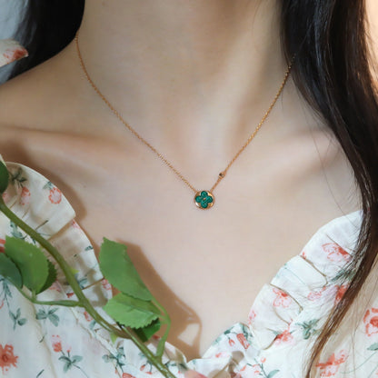 [Marins]SUN PEDANT PINK GOLD 1 DIAMOND NECKLACE