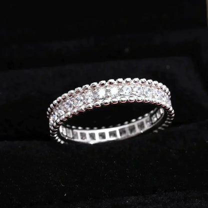 [Marins]PERLEE DIAMOND SILVER RING
