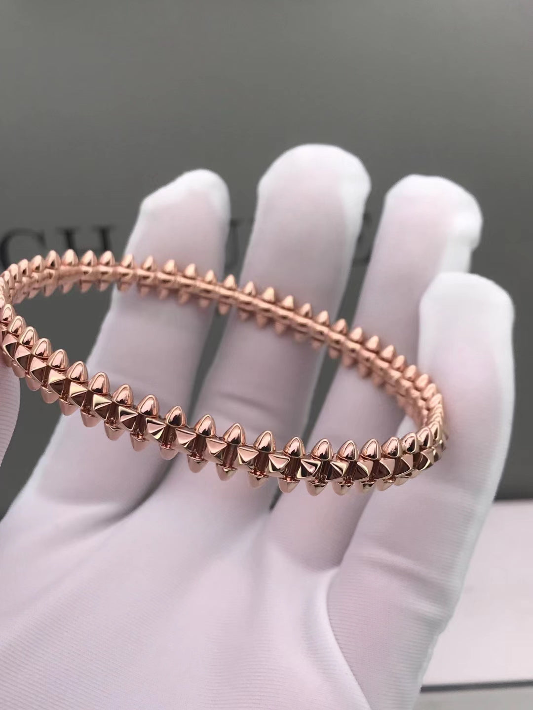 [Marins]CLASH PINK GOLD BRACELET