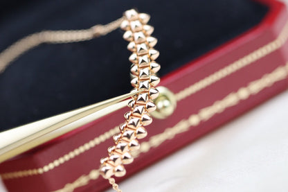 [Marins]CLASH PINK GOLD NECKLACE