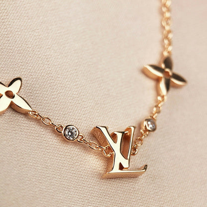 [Marins]STAR AND SUN 7 MOTIFS GOLD BRACELET