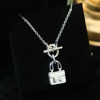 [Marins]POP H PEDANT SILVER NECKLACE