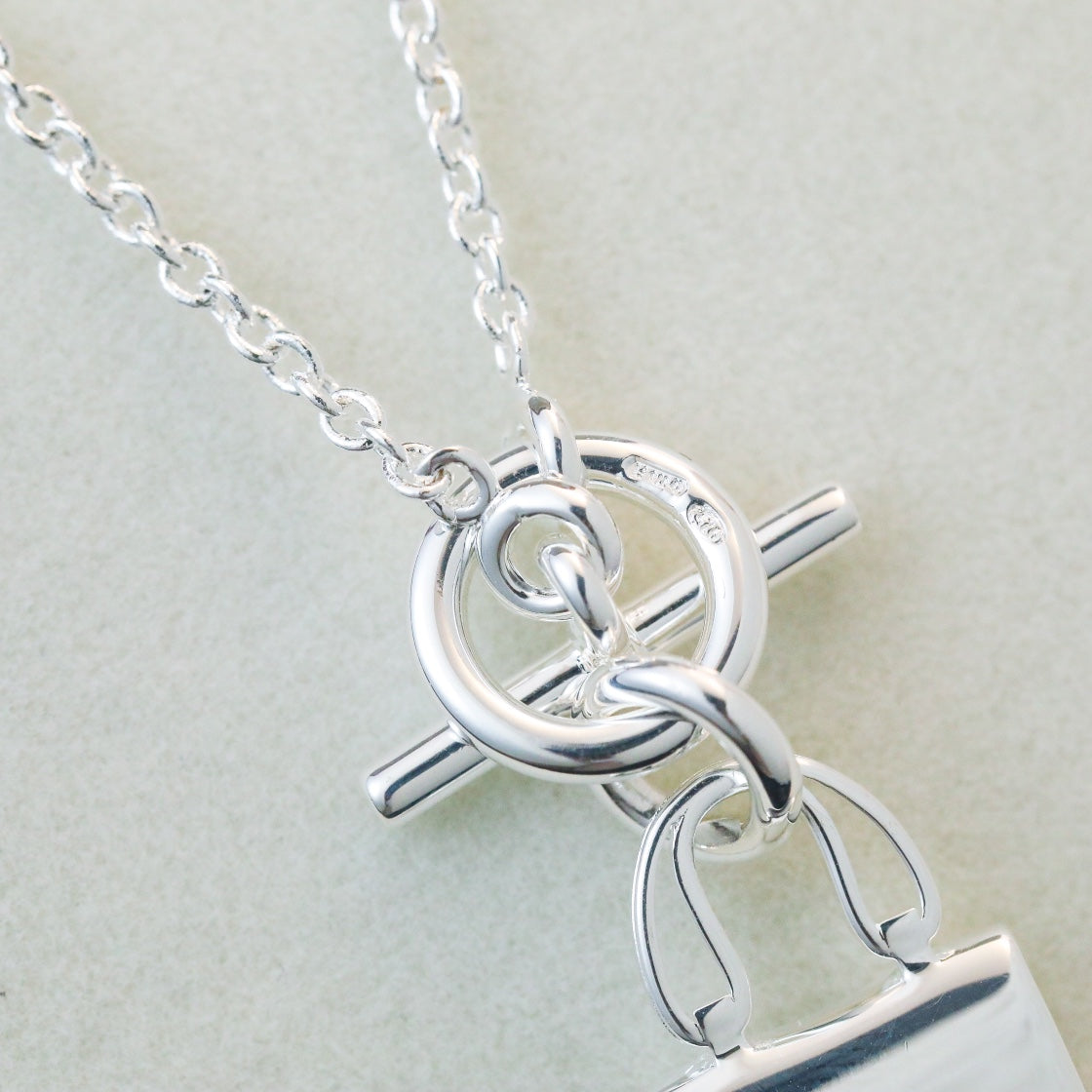 [Marins]POP H PEDANT SILVER NECKLACE