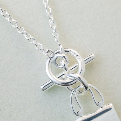 [Marins]POP H PEDANT SILVER NECKLACE