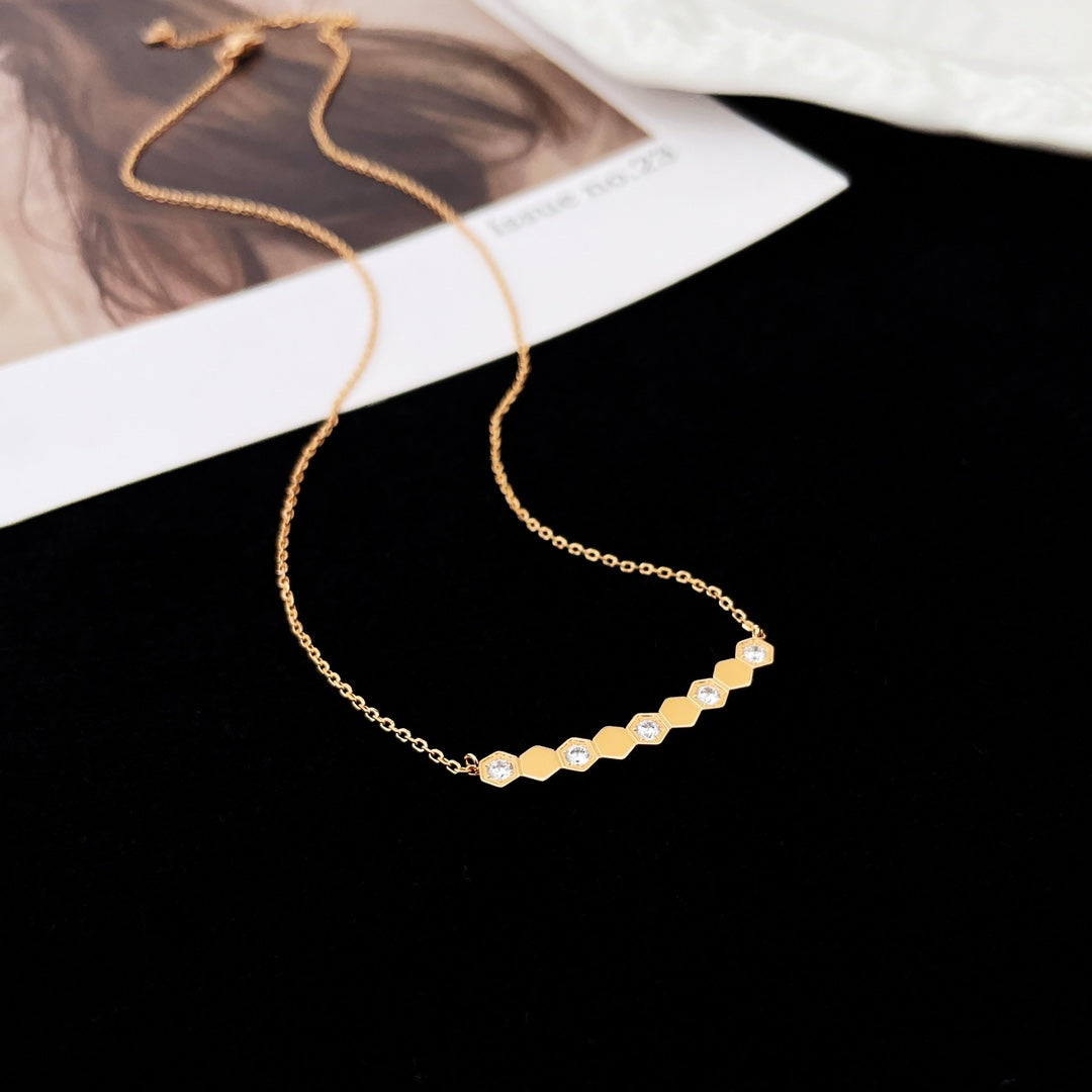[Marins]BEE MY LOVE DIAMOND NECKLACE