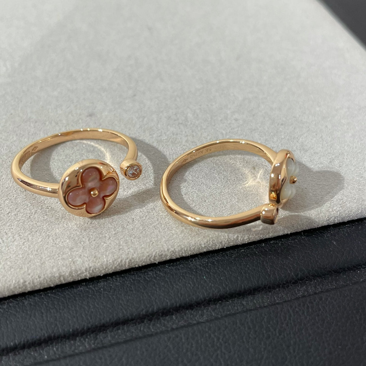 [Marins]SUN 1 DIAMOND PINK MOP RING