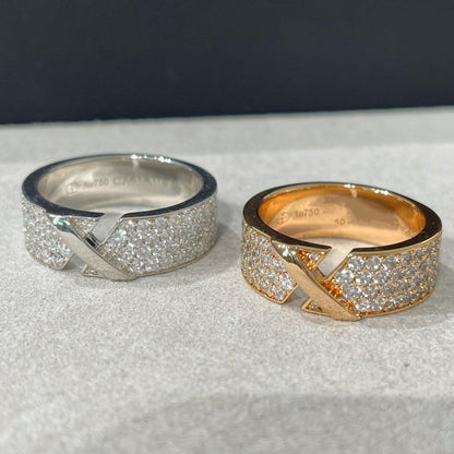 [Marins]LIENS EVIDENCE  DIAMOND PAVED RING