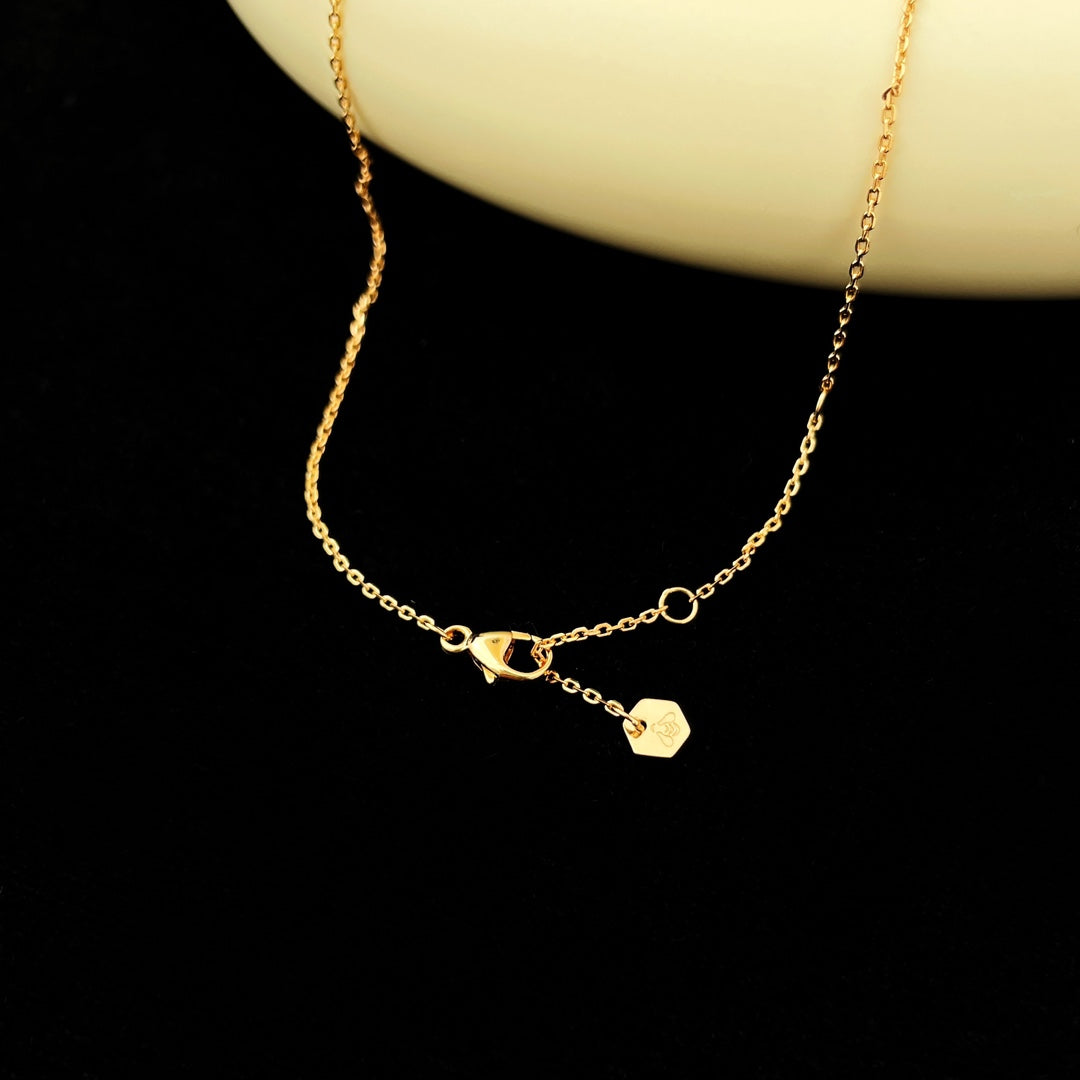 [Marins]BEE MINI PEDANT DIAMOND NECKLACE