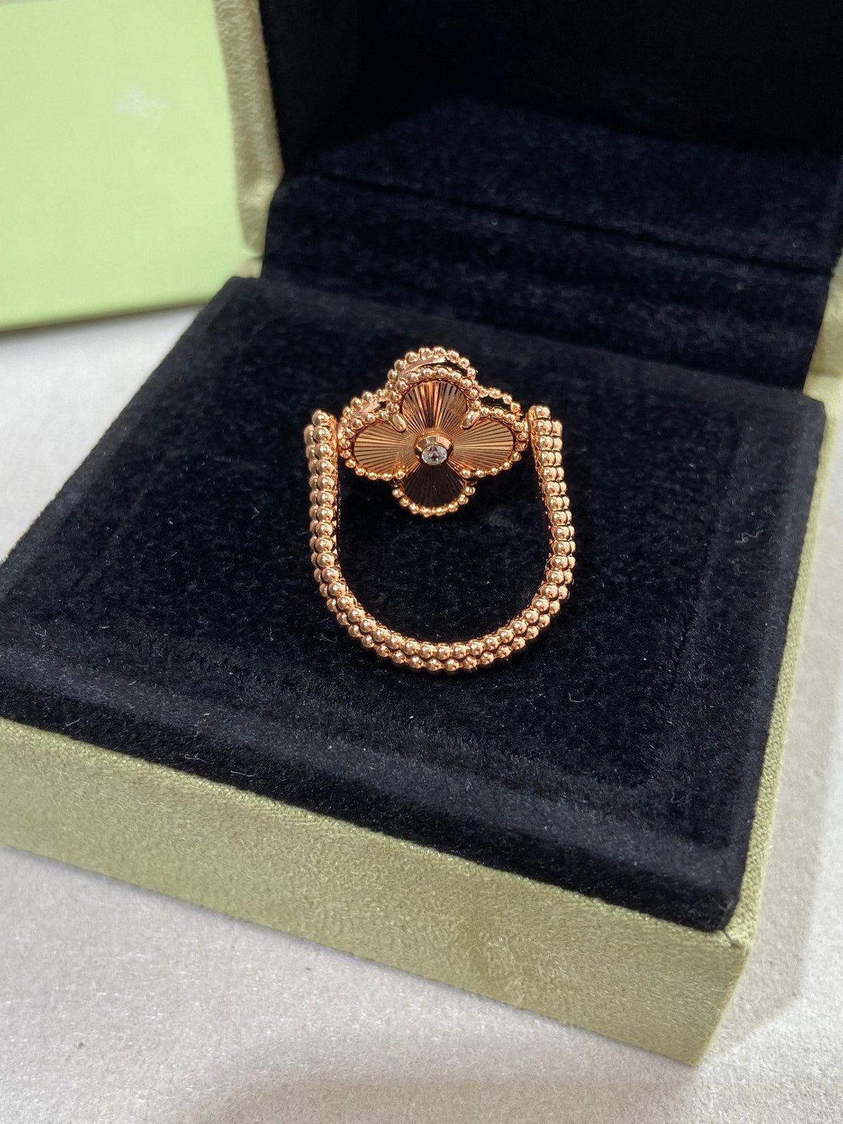 [Marins]CLOVER RIVERSIBLE Marins GOLD RING