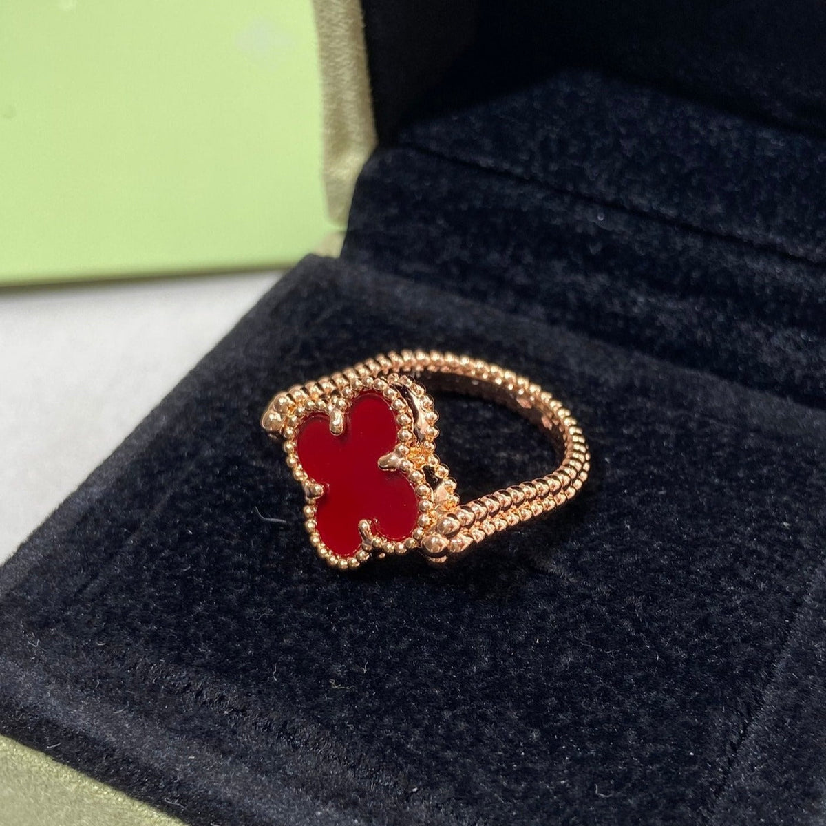 [Marins]CLOVER RIVERSIBLE Marins GOLD RING
