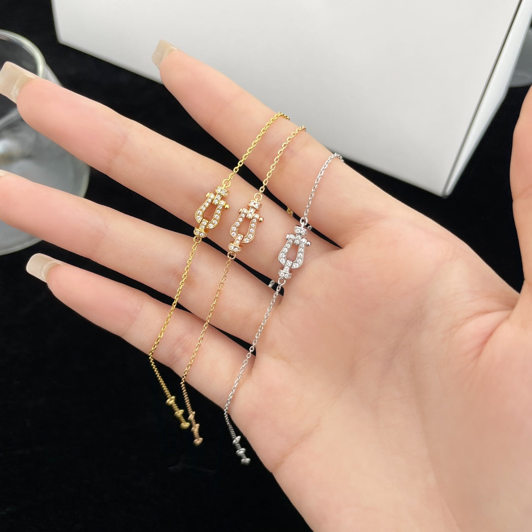 [Marins]FORCE 10 FULL DIAMOND BUCKLE CHAIN LINK MINI MODEL